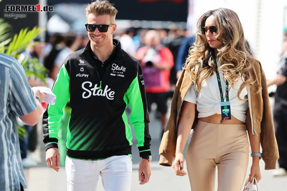 Foto zur News: Nico Hülkenberg mit Egle Ruskyte