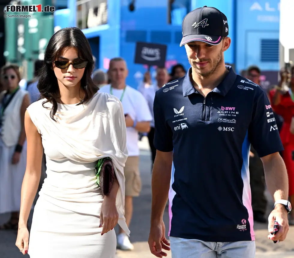 Foto zur News: Francisca Cerquiera Gomes mit Pierre Gasly