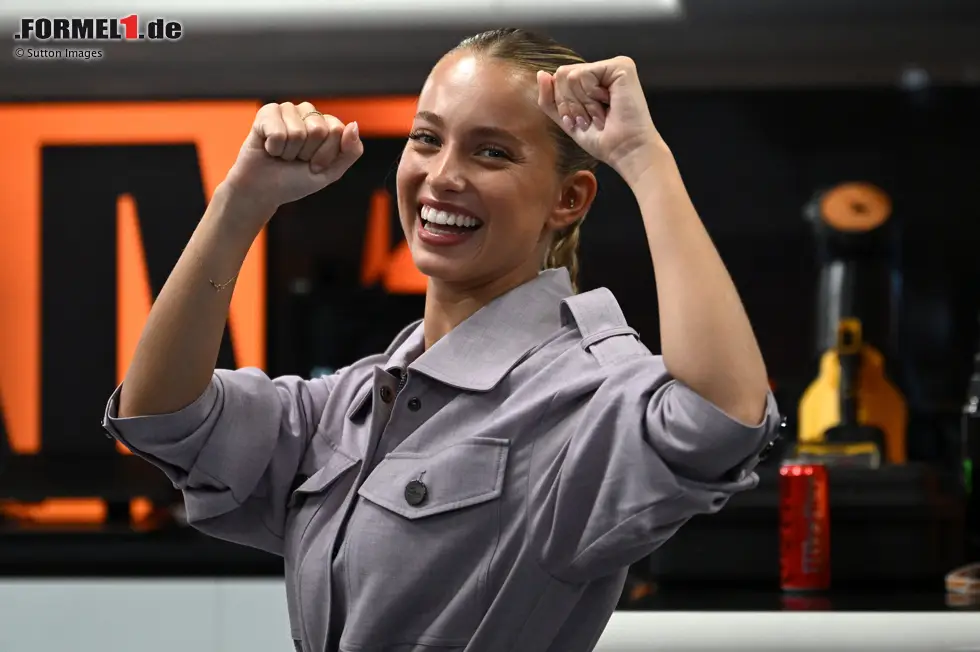 Foto zur News: Margarida Corceiro ist Portugiesin und arbeitet als Model und als Schauspielerin. 2025 machten sie und Lando Norris ihre Beziehung offiziell.