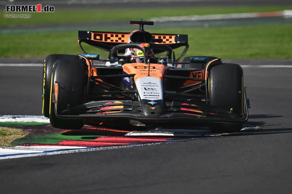 Oscar Piastri (Redaktion: 3) - Schwach im Qualifying, aber immerhin im Rennen noch mit Aufwärtstrend und Schadensbegrenzung. Das gibt gerade noch eine 3, obwohl ein Redakteur auch die 4 vergeben hat. Foto zur News: Oscar Piastri (Redaktion: 3) - Schwach im Qualifying, aber immerhin im Rennen noch mit Aufwärtstrend und Schadensbegrenzung. Das gibt gerade noch eine 3, obwohl ein Redakteur auch die 4 vergeben hat.