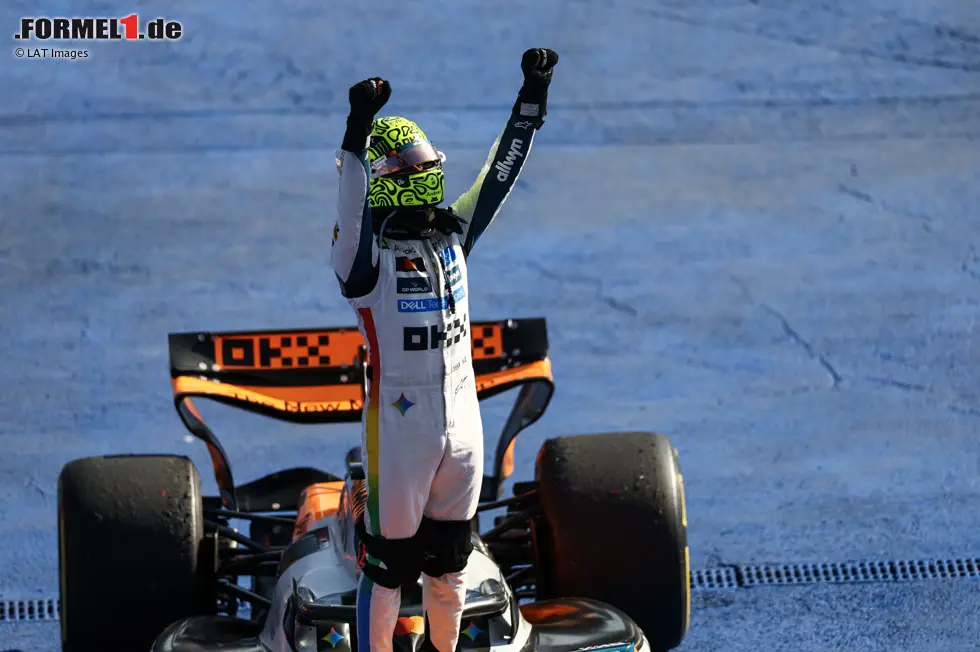 Foto zur News: Lando Norris (Redaktion: 1) - Was soll man ihm eigentlich abziehen? Das war eine weltmeisterliche Vorstellung in Mexiko - souverän und dominant.