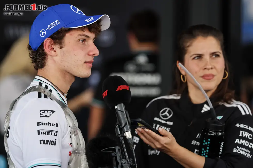 Foto zur News: Andrea Kimi Antonelli (Redaktion: 3) - Ein ordentliches Wochenende für ihn, gleichauf mit Russell. Solide, aber mehr auch nicht.