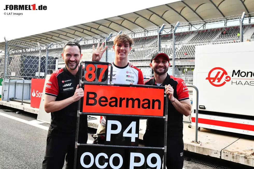 Foto zur News: Oliver Bearman (Marc Surer: 1) - "Ein superstarkes Rennen von ihm. Aber auch der Haas war erstaunlich gut."