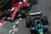 Foto zur News: Der Crash zwischen Leclerc und Stroll im Monaco-Freitagstraining 2025