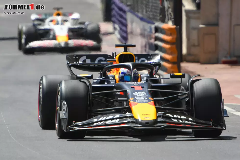 Max Verstappen (Red Bull): "Heutzutage kann man mit einem Formel-1-Auto hier einfach an einem Formel-2-Auto vorbeifahren." Foto zur News: Max Verstappen (Red Bull): "Heutzutage kann man mit einem Formel-1-Auto hier einfach an einem Formel-2-Auto vorbeifahren."