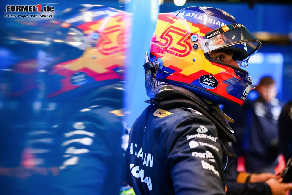 Foto zur News: Carlos Sainz (Redaktion: 2) - Das Qualifying für Williams war eigentlich eine 1 wert. Das Rennen? Da ging es (erwartungsgemäß) rückwärts. Wir haben sein insgesamt starkes Wochenende mit einer 2 bewertet.