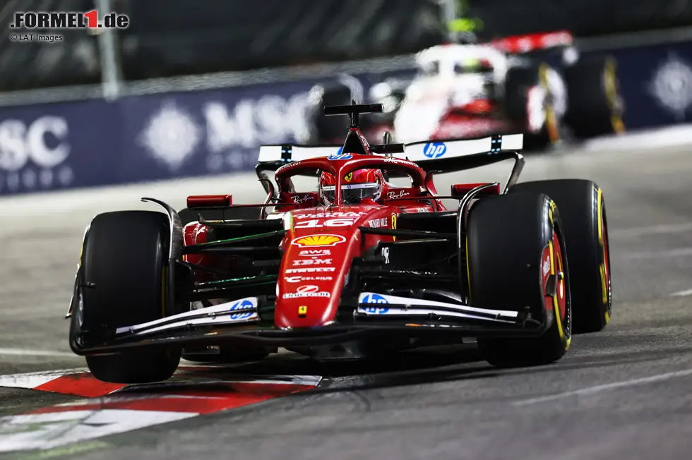 Foto zur News: Charles Leclerc (Redaktion: 3) - Sein Dreher im Qualifying legte Piastri und Hadjar aufs Kreuz. Im Rennen schaffte er es nicht vorbei an Antonelli auf alten Reifen. Das ist dann nicht mehr "gut", sondern nur "befriedigend".