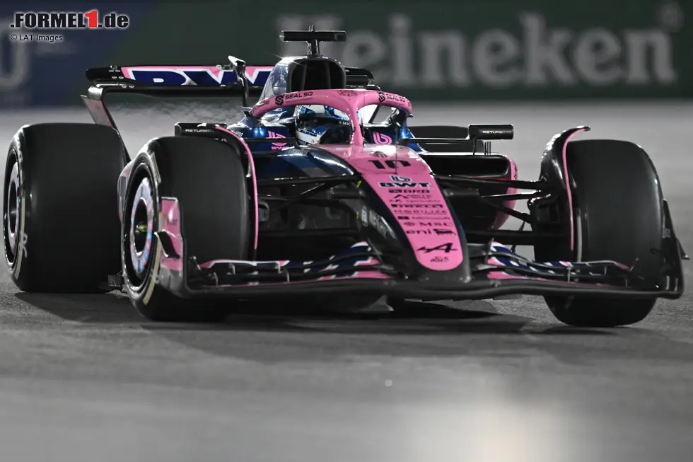 Foto zur News: Pierre Gasly (Redaktion: 3) - Im Qualifying erstaunlich gut im eigentlich unterlegenen Alpine. Im Rennen in den Erste-Kurve-Zwischenfall verwickelt, dann nur noch durchgefahren. Solala.