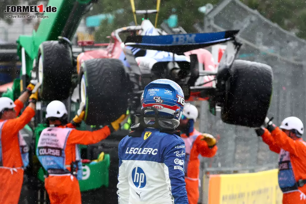 Charles Leclerc (Marc Surer: 4) - "Er hatte Pech mit dem VSC. Der Crash in der Sprint-Formationsrunde verhindert eine bessere Note." Foto zur News: Charles Leclerc (Marc Surer: 4) - "Er hatte Pech mit dem VSC. Der Crash in der Sprint-Formationsrunde verhindert eine bessere Note."