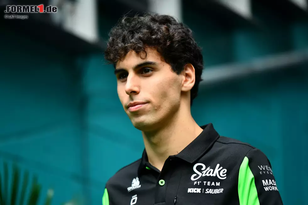 Foto zur News: Gabriel Bortoleto (Redaktion: 3) - Das gute Qualifying war sein großer Pluspunkt in Miami. Hat sonst keine großen Fehler gemacht und sich schadlos gehalten - im Gegensatz zu einigen anderen Fahrern. Das ist schon mal was wert.