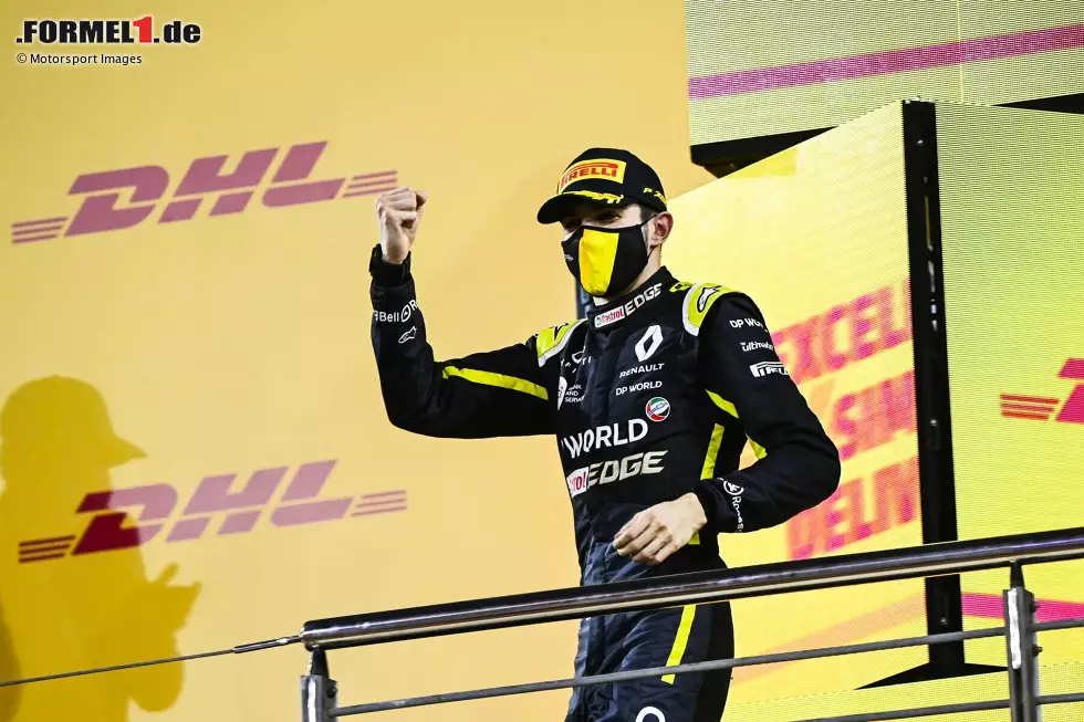 66 Rennen: Esteban Ocon (Frankreich) - Beim einmalig ausgetragenen Sachir-Grand-Prix auf der Kurzanbindung in Bahrain schlägt die große Stunde von Ocon, der Zweiter wird. Foto zur News: 66 Rennen: Esteban Ocon (Frankreich) - Beim einmalig ausgetragenen Sachir-Grand-Prix auf der Kurzanbindung in Bahrain schlägt die große Stunde von Ocon, der Zweiter wird.