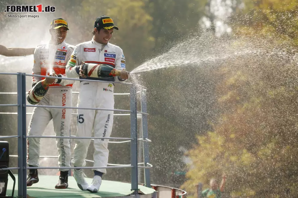 Foto zur News: Monza 2012: Sergio Perez (Mexiko) auf Platz 2