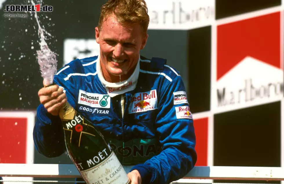 Foto zur News: Hungaroring 1997: Johnny Herbert (Großbritannien) auf Platz 3