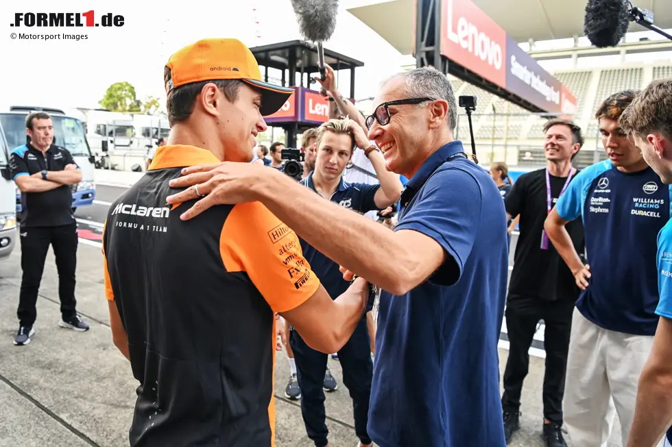 Foto zur News: Stefano Domenicali: "Glückwunsch an Lando Norris, den neuen Weltmeister 2025. Er hat mit beeindruckender Entschlossenheit, Stärke und fahrerischem Können den Titel im letzten Rennen gegen zwei außergewöhnliche Konkurrenten erkämpft."