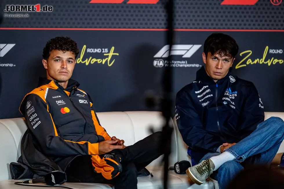 Foto zur News: Alexander Albon: "Ich freue mich sehr für ihn. Es ist großartig zu sehen, wie er seine Emotionen auf der Weltbühne zeigt. Er hat vielen Kritikerinnen und Kritikern eine Antwort gegeben, und es fühlt sich an, als hätte er einen Schritt nach vorn gemacht. Am Jahresende ist er unter Druck regelrecht aufgeblüht, und er verdient jeden Moment."