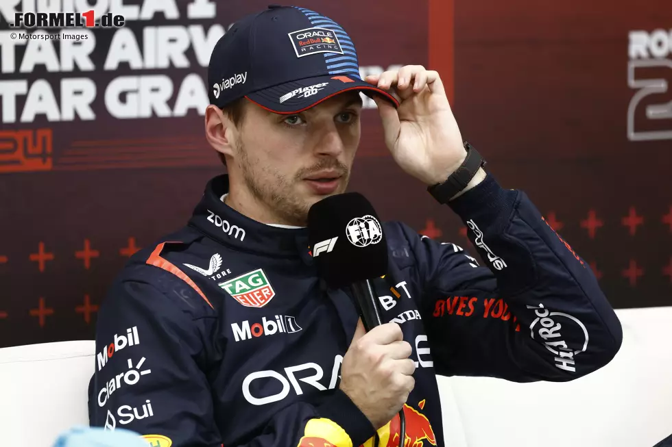 Foto zur News: 2024: Max Verstappen hat in einer Pressekonferenz das "F-Wort" benutzt. Dagegen geht die FIA vor: Der Formel-1-Weltmeister muss gemeinnützige Arbeit leisten - in Ruanda!