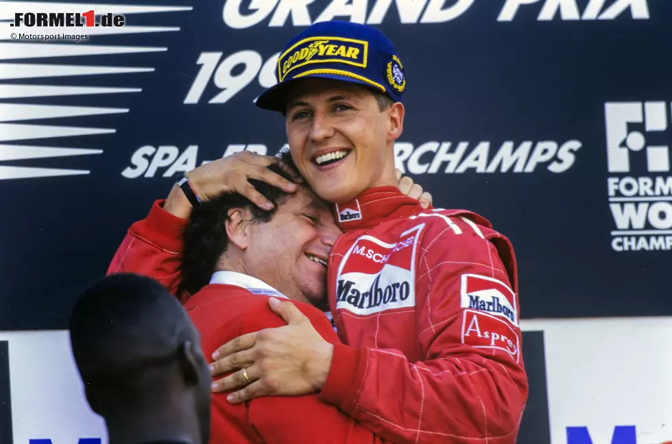 Foto zur News: Größter Erfolg: Mit Michael Schumacher gewann Ferrari unter Todt von 1999 bis 2004 sechs Konstrukteurstitel und fünf Fahrertitel in Folge, in der bis dahin größten Dominanzphase der Formel-1-Geschichte.