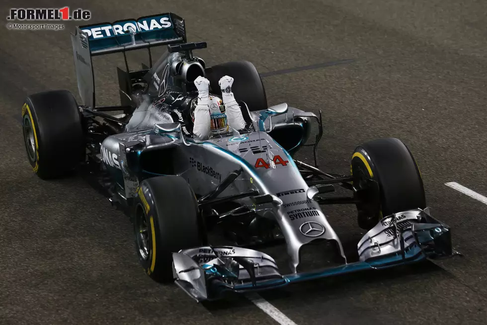 Foto zur News: Größter Erfolg: Unter Wolffs Regie dominierte Mercedes ab 2014 die Formel 1 und gewann mit Lewis Hamilton bis 2020 sechs Fahrertitel, dazu eine weitere WM mit Nico Rosberg und insgesamt acht WM-Titel in der Konstrukteurswertung.