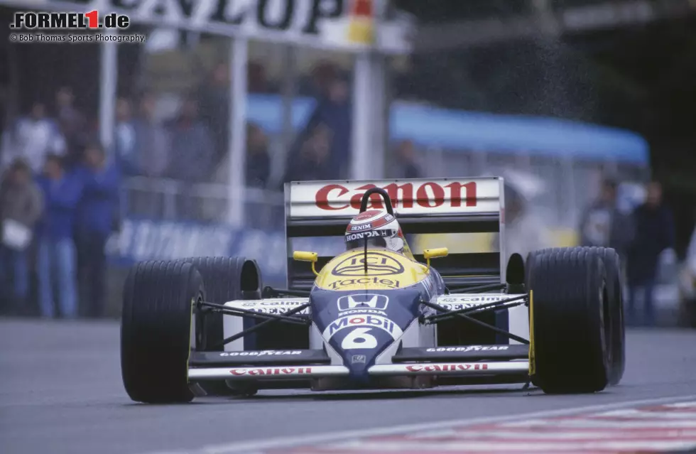 Foto zur News: #3 Nelson Piquet (1987) - Nach einem schweren Unfall im Qualifying erteilt Rennarzt Sid Watkins dem Brasilianer für Imola Startverbot. Und weil auch in Belgien der Motor den Geist aufgibt, bleibt Piquet nach drei Rennen &quot;nur&quot; ein zweiter Platz beim Heimspiel in Rio.