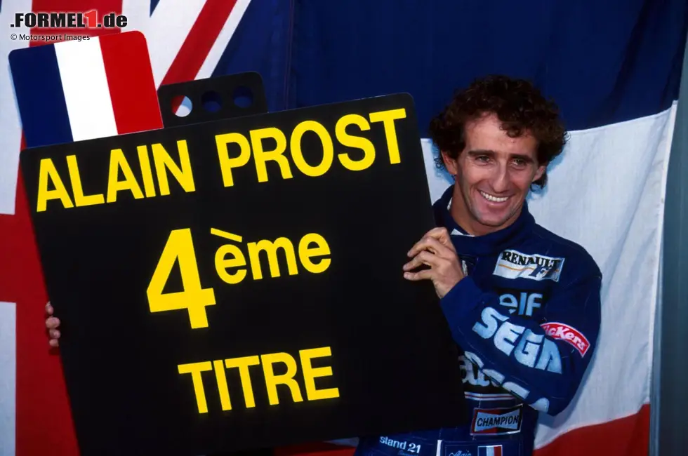 Foto zur News: Zuletzt: 1993 - Alain Prost (Frankreich)
