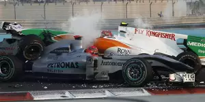 Foto zur News: Formel-1-Piloten zur falschen Zeit am richtigen Ort