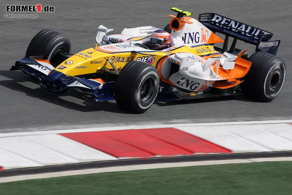 Foto zur News: Heikki Kovalainen (Renault): Der Finne tritt 2007 bei Renault, das gerade zweimal in Folge die WM gewonnen hat, als Rookie in große Fußstapfen. Er ersetzt Fernando Alonso, der sich mit zwei Fahrertiteln im Gepäck in Richtung McLaren verabschiedet hat. Doch während Alonso auch mit McLaren weiter ganz vorne mitmischt, ...