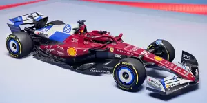 Foto zur News: Ferrari-Sonderdesign beim Miami-Grand-Prix 2025