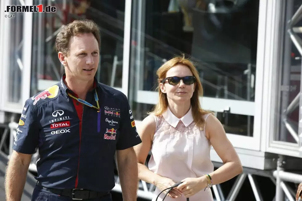 Dafür läuft es bei Christian Horner privat umso besser. Der Brite ist seit Frühjahr 2014 mit der britischen Pop-Sängerin Geri Halliwell liiert. Im Mai 2015 folgt die Hochzeit, im Januar 2017 kommt der gemeinsame Sohn zur Welt. Foto zur News: Dafür läuft es bei Christian Horner privat umso besser. Der Brite ist seit Frühjahr 2014 mit der britischen Pop-Sängerin Geri Halliwell liiert. Im Mai 2015 folgt die Hochzeit, im Januar 2017 kommt der gemeinsame Sohn zur Welt.