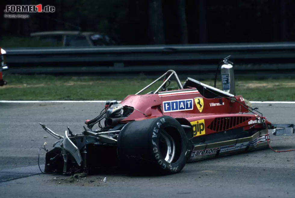 Der traurige Höhepunkt seiner letzten Formel-1-Saison ist der Unfall mit Ferrari-Fahrer Gilles Villeneuve im Qualifying in Zolder, ausgelöst durch ein Missverständnis. Villeneuve überlebt den furchtbaren Unfall nicht. Mass macht zunächst weiter, hört aber nach einem wilden Crash mit Mauro Baldi in Frankreich auf mit der Formel 1. Foto zur News: Der traurige Höhepunkt seiner letzten Formel-1-Saison ist der Unfall mit Ferrari-Fahrer Gilles Villeneuve im Qualifying in Zolder, ausgelöst durch ein Missverständnis. Villeneuve überlebt den furchtbaren Unfall nicht. Mass macht zunächst weiter, hört aber nach einem wilden Crash mit Mauro Baldi in Frankreich auf mit der Formel 1.
