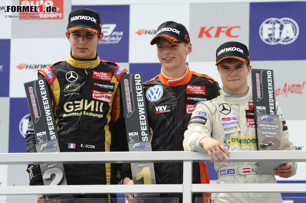 Max Verstappen: Der Niederländer hat bereits vier WM-Titel in der Königsklasse auf dem Konto - aber keinen einzigen anderen großen Titel im Formelsport. Nach zahlreichen Karttiteln fährt er 2014 nur ein Jahr in der Formel-3-EM, bevor er mit 17 direkt in die Formel 1 kommt. Die F3-Saison beendet er als Dritter, Meister wird Esteban Ocon. Foto zur News: Max Verstappen: Der Niederländer hat bereits vier WM-Titel in der Königsklasse auf dem Konto - aber keinen einzigen anderen großen Titel im Formelsport. Nach zahlreichen Karttiteln fährt er 2014 nur ein Jahr in der Formel-3-EM, bevor er mit 17 direkt in die Formel 1 kommt. Die F3-Saison beendet er als Dritter, Meister wird Esteban Ocon.