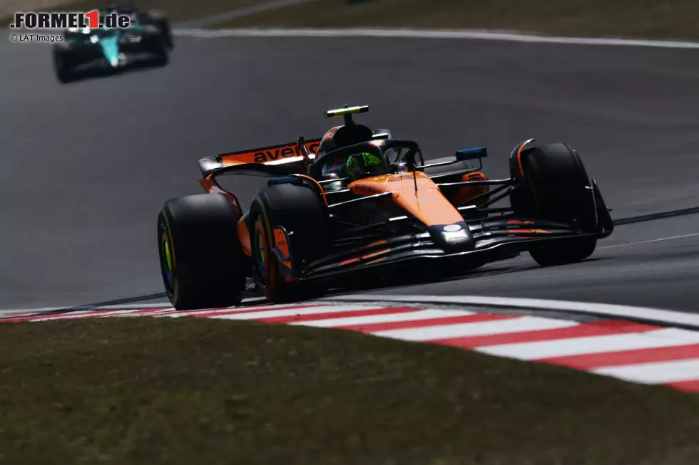 China: Nachdem er den Saisonauftakt in Melbourne von der Poleposition aus gewonnen hat, unterlaufen Norris beim zweiten Grand Prix des Jahres in China erstmals Fehler. Im Qualifying zum Sprint bekommt er seine Runde nicht hin und landet nur auf P6. Beim Sprint selbst ... Foto zur News: China: Nachdem er den Saisonauftakt in Melbourne von der Poleposition aus gewonnen hat, unterlaufen Norris beim zweiten Grand Prix des Jahres in China erstmals Fehler. Im Qualifying zum Sprint bekommt er seine Runde nicht hin und landet nur auf P6. Beim Sprint selbst ...