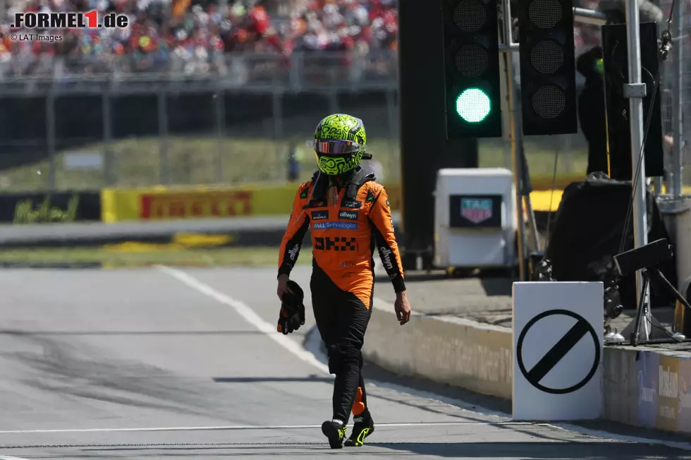 Der Crash mit seinem Teamkollegen Oscar Piastri in Kanada ist bislang der negative Höhepunkt einer Saison, in die Lando Norris eigentlich als WM-Favorit gestartet ist. Doch will der Brite den Titel am Jahresende auch wirklich gewinnen, wird er seine Fehlerquote reduzieren müssen. Wir liefern eine Übersicht über seine bisherigen Pannen. Foto zur News: Der Crash mit seinem Teamkollegen Oscar Piastri in Kanada ist bislang der negative Höhepunkt einer Saison, in die Lando Norris eigentlich als WM-Favorit gestartet ist. Doch will der Brite den Titel am Jahresende auch wirklich gewinnen, wird er seine Fehlerquote reduzieren müssen. Wir liefern eine Übersicht über seine bisherigen Pannen.