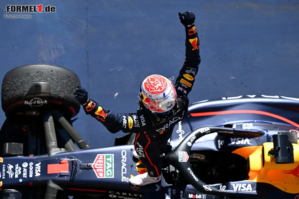 Foto zur News: Max Verstappen (Redaktion: 1) - Viel mehr haben auch wir nicht zu sagen. Hatte in allen relevanten Sessions die Nase vorne und hat so die maximal möglichen 33 Punkte aus diesem Wochenende mitgenommen. Schafft er doch noch die Sensation in der WM ...?