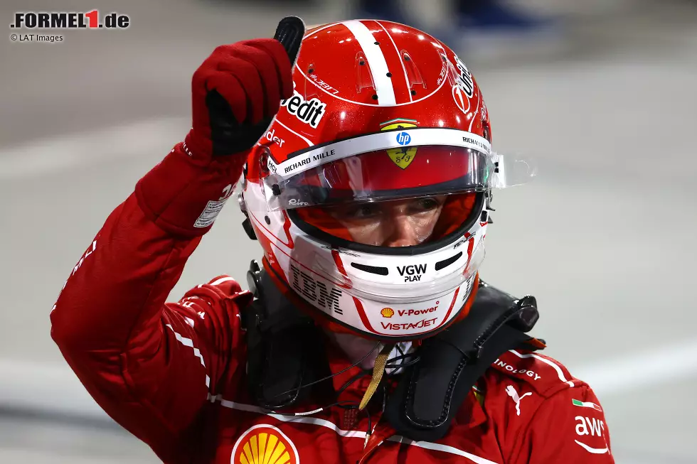 Charles Leclerc (Redaktion: 2) - Hier stimmen wir einstimmig zu. P3 im Qualifying und P4 im Rennen spiegeln wohl recht gut wider, wo Ferrari momentan steht. Wir haben sogar kurz über die Bestnote nachgedacht, aber dafür hätten wir uns gewünscht, dass er Norris bis zum Ende hinter sich halten kann. Foto zur News: Charles Leclerc (Redaktion: 2) - Hier stimmen wir einstimmig zu. P3 im Qualifying und P4 im Rennen spiegeln wohl recht gut wider, wo Ferrari momentan steht. Wir haben sogar kurz über die Bestnote nachgedacht, aber dafür hätten wir uns gewünscht, dass er Norris bis zum Ende hinter sich halten kann.