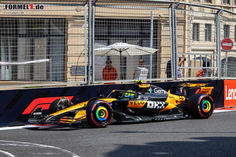 Foto zur News: Lando Norris (Marc Surer: 4) - "Mit dem schnellsten Auto nur Siebter. Schwache Runde im Quali und ein farbloses Rennen."