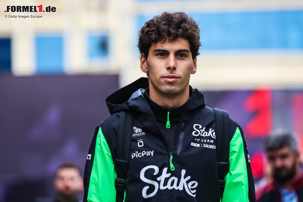 Foto zur News: Gabriel Bortoleto (Redaktion: 3) - Auch bei ihm reicht es ganz knapp nicht zu einer besseren Note bei uns. Hatte den Teamkollegen wieder im Griff, aber am Ende ging es in Qualifying und Rennen knapp an den Top 10 vorbei. Trotzdem wieder ein solides Wochenende.