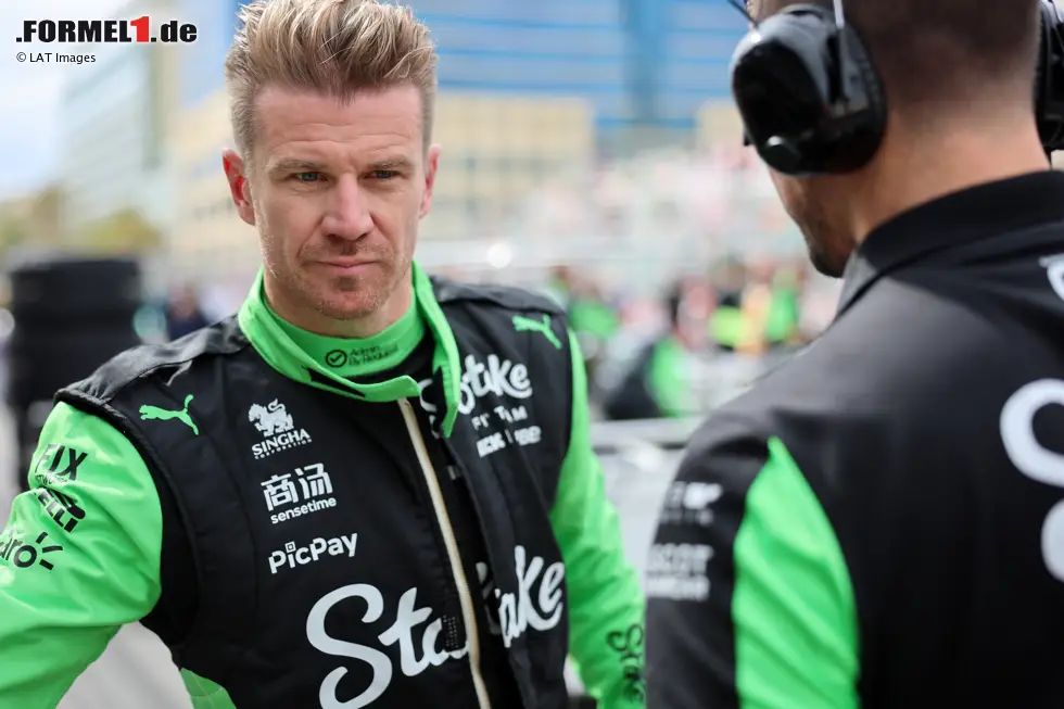 Foto zur News: Nico Hülkenberg (Redaktion: 4) - Das fragen wir uns auch. Landete im Qualifying (inklusive Crash) jetzt zum siebten Mal in Folge hinter seinem Rookie-Teamkollegen, der auch im Rennen wieder vorne war. Seit dem Podium in Silverstone geht nicht mehr viel.