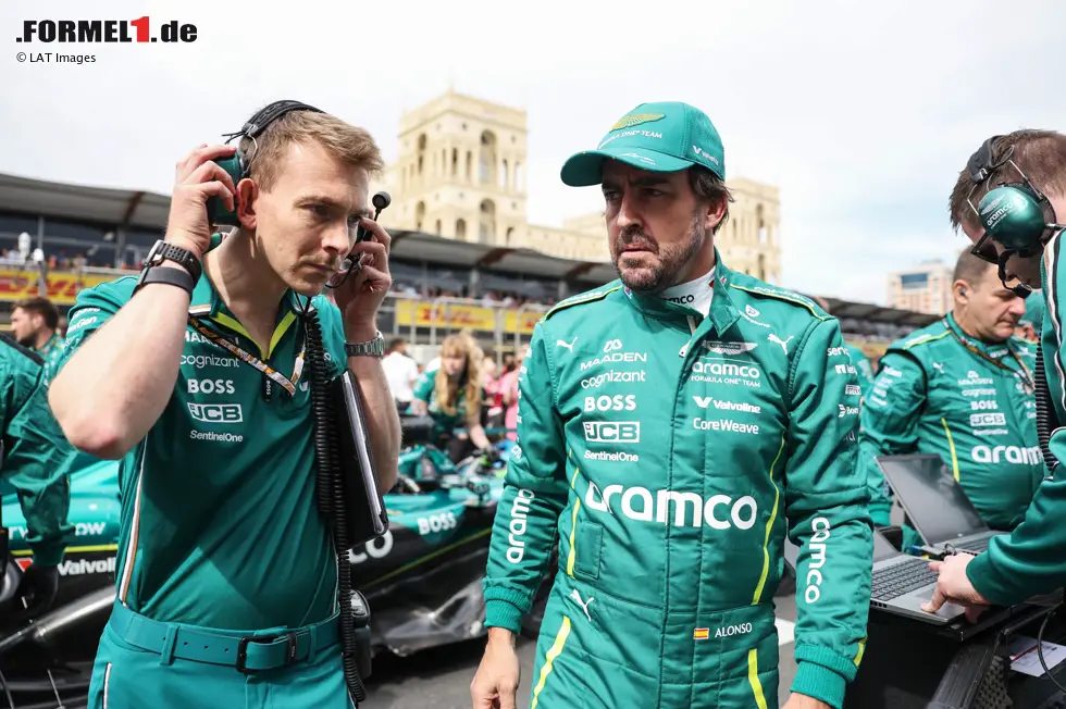Foto zur News: Fernando Alonso (Redaktion: 3) - Auch wir ziehen natürlich den Frühstart ab. Ansonsten aber eine ordentliche Leistung ohne größere Fehler. Und viel mehr ließ der Aston Martin an diesem Wochenende wohl einfach nicht zu.