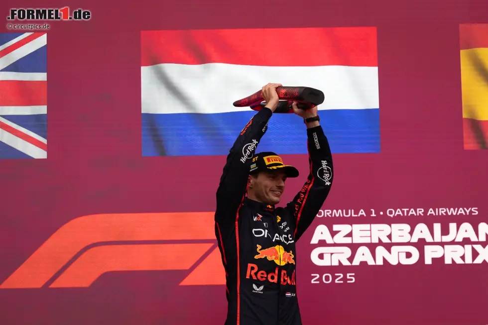 Foto zur News: Max Verstappen (Redaktion: 1) - Pole, schnellste Runde und im Rennen jede Runde angeführt. Natürlich gibt es für den "Grand Slam" auch von uns einstimmig die Bestnote. Ärgerlich nur für ihn, dass das im Hinblick auf die WM wohl zu spät kommt. Oder vielleicht doch nicht ...?