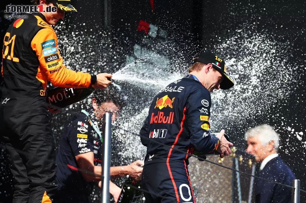 Foto zur News: Max Verstappen (Redaktion: 1) - Wenn man das Haar in der Suppe sucht, könnte man P2 im Qualifying nennen. Diesen &quot;Makel&quot; bügelte der Weltmeister aber direkt beim Start wieder aus und hatte das Rennen danach komplett im Griff. Simply lovely!