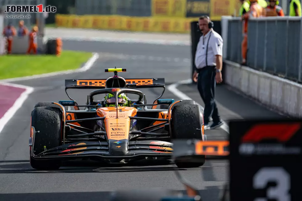 Foto zur News: Lando Norris (Marc Surer: 2) - "War der schnellere der beiden McLaren-Piloten. Aber leider schwach im Kampf mit Max."