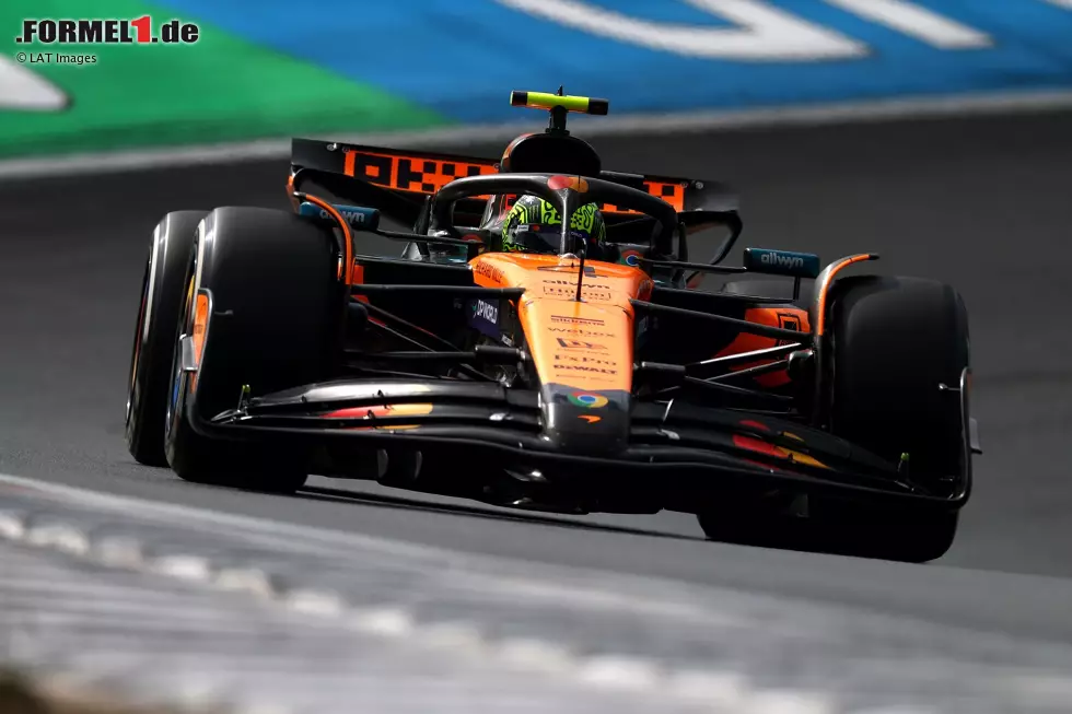 Foto zur News: Lando Norris (Marc Surer: 2) - "Er war der Pechvogel des Rennens, aber der Verlust der Poleposition war entscheidend."