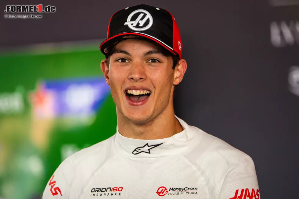 Foto zur News: Oliver Bearman (Redaktion: 2) - Wir sind etwas kritischer, weil zum Beispiel das Qualifying komplett in die Hose ging. Natürlich eine starke Leistung, aber ohne die Ausfälle und das Safety-Car zum richtigen Zeitpunkt wäre er nicht so weit vorne gelandet.