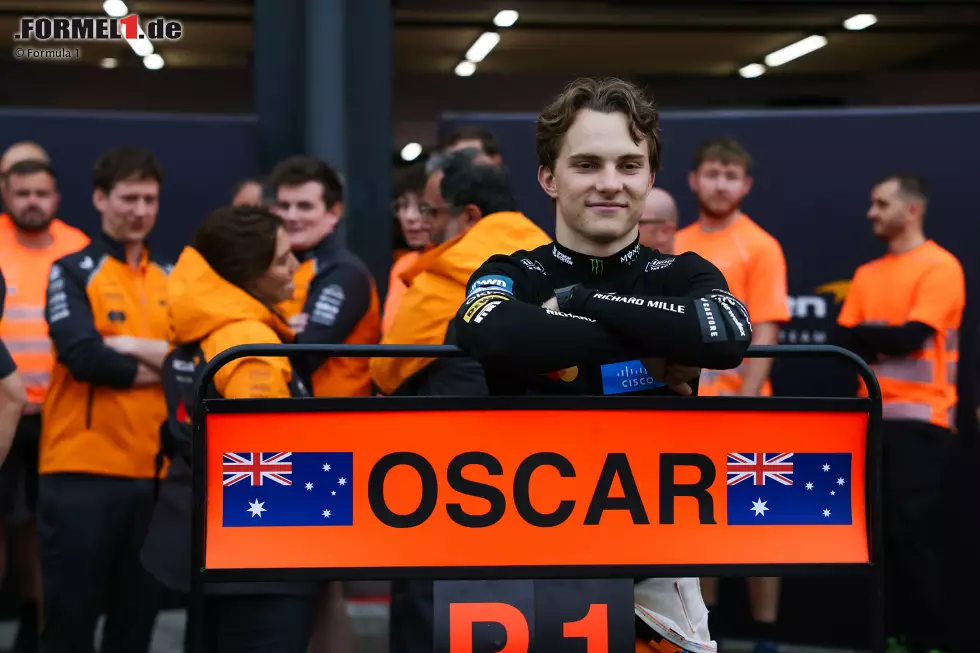 Foto zur News: Oscar Piastri (Redaktion: 1) - Zustimmung von uns gibt es beim Sieger. Poleposition, Rennsieg und die schnellste Runde. Mehr kann man nicht erwarten. Machte mit jetzt 34 Punkten Vorsprung einen großen Schritt in Richtung WM-Titel.
