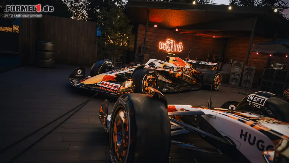 Foto zur News: Die Sonderlackierung von Racing Bulls für den USA-Grand-Prix 2025.