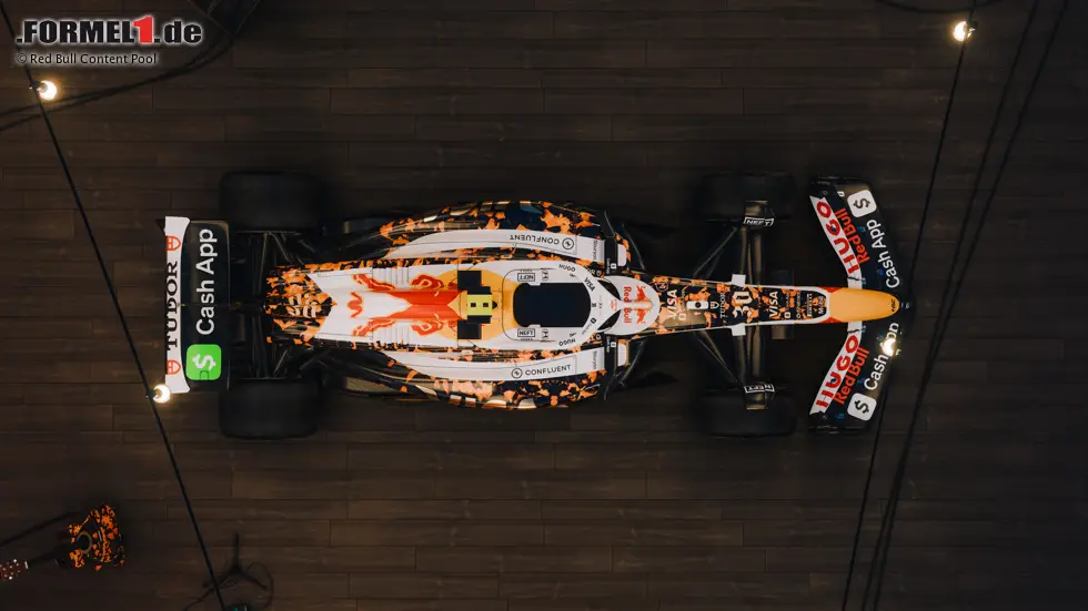 Foto zur News: Die Sonderlackierung von Racing Bulls für den USA-Grand-Prix 2025.