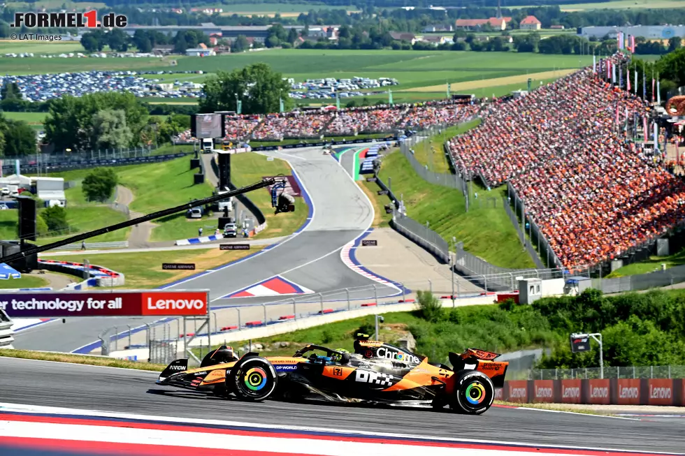 Lando Norris (Marc Surer: 1) - "Er hat sich im WM-Kampf zurückgemeldet." Foto zur News: Lando Norris (Marc Surer: 1) - "Er hat sich im WM-Kampf zurückgemeldet."