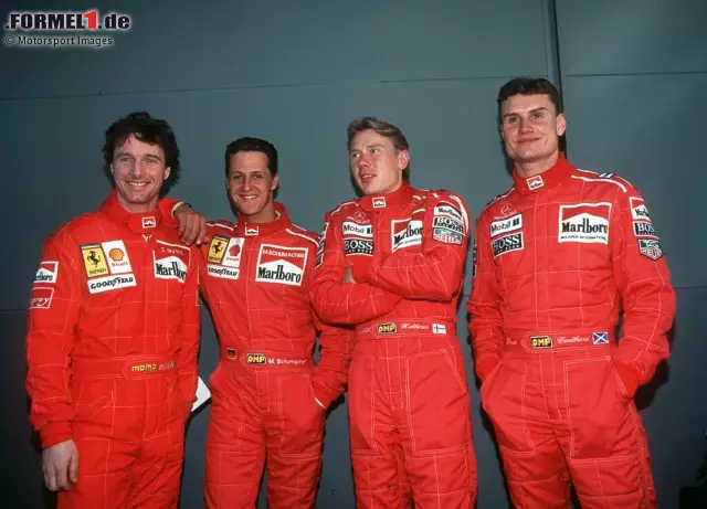 Foto zur News: Welcher Pilot, der selbst nie den WM-Titel gewonnen hat, hat es in den vergangenen 30 Jahren geschafft, einen Formel-1-Weltmeister als Teamkollegen in der WM hinter sich zu lassen? Voraussetzung, um in unsere Liste zu kommen: Der entsprechende Champion muss in der jeweiligen Saison mindestens zehn Rennen für das Team absolviert haben.