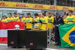 Fotostrecke: 30 Jahre später: Formel-1-Piloten gedenken Senna und Ratzenberger