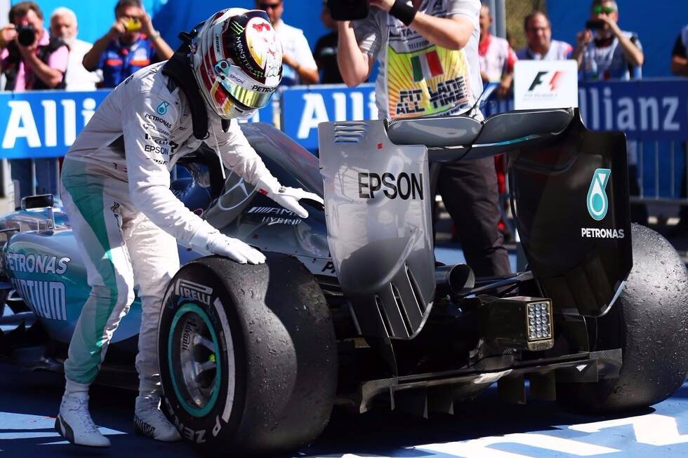 Foto zur News: Das war das Formel-1-Rennen in Monza 2015: Drama um Sieger Hamilton und Räikkönens tolle Aufholjagd